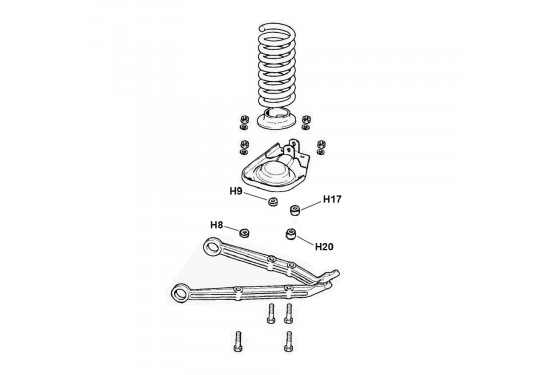 Проставки под чашки передних пружин для лифта 30 мм ВАЗ НИВА, LADA 4x4, Chevrolet Niva