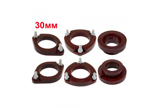 Лифт комплект проставок подвески для Mitsubishi Outlander, Mitsubishi Delica D5, Citroen C-Crosser и Peugeot 4007 под лифт 30 мм