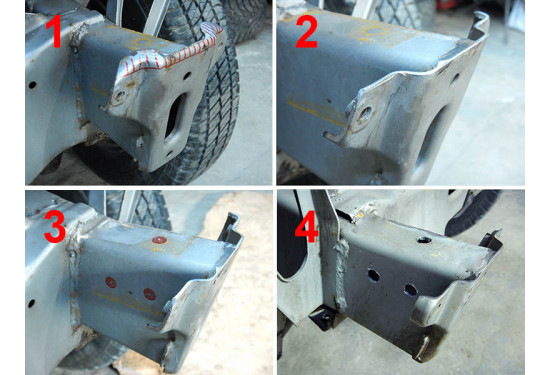 Площадка под лебёдку в штатный бампер Suzuki Jimny (JB33/JB43) 1998-2005 верхнее расположение