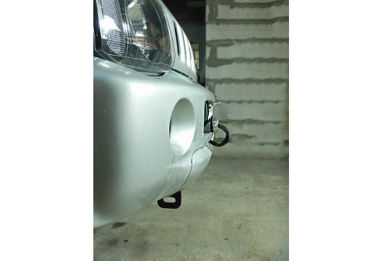 Площадка под лебёдку в штатный бампер Suzuki Jimny (JB33/JB43) 1998-2005 верхнее расположение