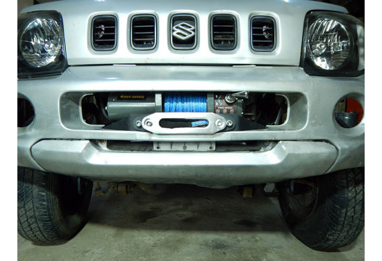 Площадка под лебёдку в штатный бампер Suzuki Jimny (JB33/JB43) 1998-2005 верхнее расположение