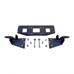 Площадка под лебёдку в штатный бампер Nissan Navara D40 2005-2015 и Nissan Pathfinder R51 2005-2015