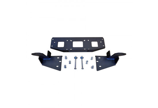 Площадка под лебёдку в штатный бампер Nissan Navara D40 2005-2015 и Nissan Pathfinder R51 2005-2015