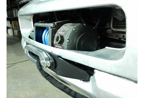 Площадка под лебёдку в штатный бампер Suzuki Jimny (JB33/JB43) 1998-2005 нижнее расположение