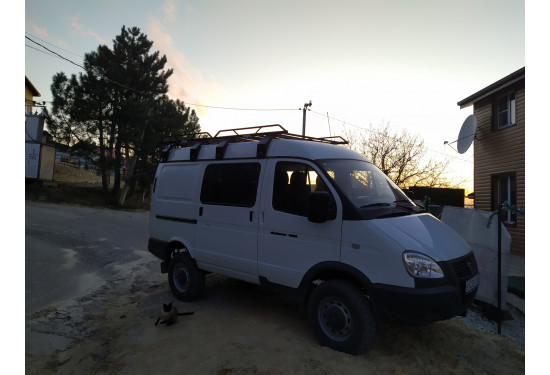 Разборный багажник на крышу для ГАЗ Газель и ГАЗ Соболь