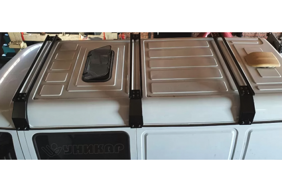 Поперечные дуги на крышу для ГАЗ Газель и ГАЗ Соболь (к-т 2 шт)