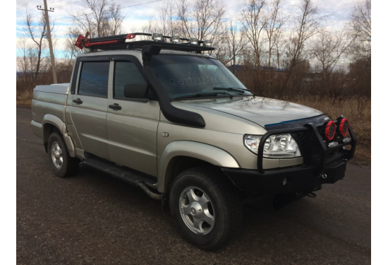 Багажник на крышу для УАЗ Патриот Пикап и УАЗ Профи (пассажирский 5-ти местный)