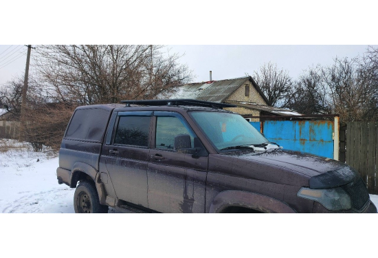 Багажник-платформа на крышу для УАЗ Патриот Пикап и УАЗ Профи (пассажирский 5-ти местный)