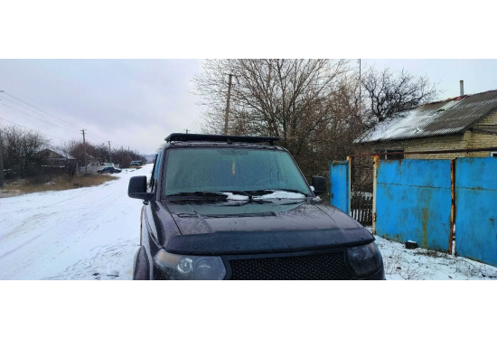 Багажник-платформа на крышу для УАЗ Патриот Пикап и УАЗ Профи (пассажирский 5-ти местный)