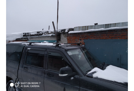 Поперечные дуги на крышу для УАЗ Патриот Пикап, УАЗ ПРОФИ и УАЗ Патриот (к-т 2 шт)