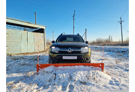 Снегоуборочный отвал 1,85 м для Renault Duster с АПО (быстросъемный)