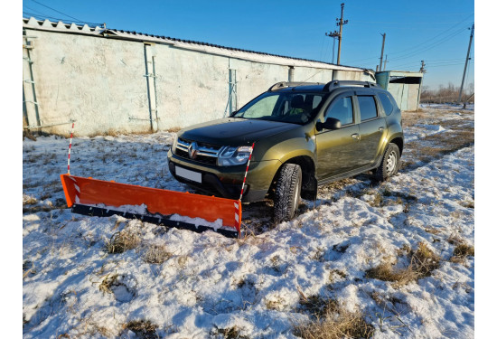 Снегоуборочный отвал 1,85 м для Renault Duster с АПО (быстросъемный)