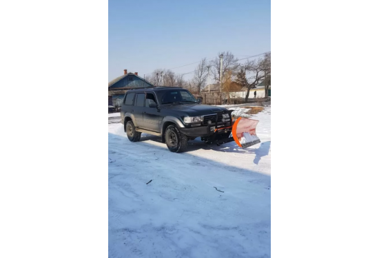 Снегоуборочный отвал серии "ПРОФИ" 2,3 м для Toyota Land Cruiser 80/105 (быстросъемный)