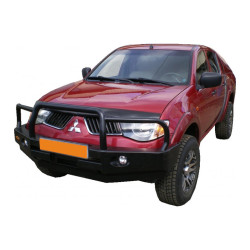 Бампер силовой передний Вездеходофф для Mitsubishi L200 2006-2016 с кенгурином