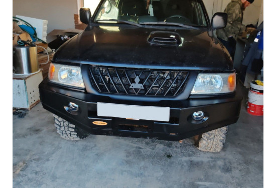 Бампер силовой передний Вездеходофф для Mitsubishi Pajero Sport 1996-2009