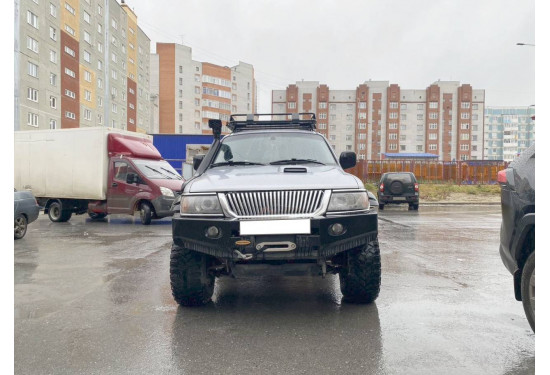 Бампер силовой передний Вездеходофф для Mitsubishi Pajero Sport 1996-2009