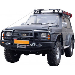 Бампер силовой передний Вездеходофф для Nissan Patrol/Safari Y60 с кенгурином