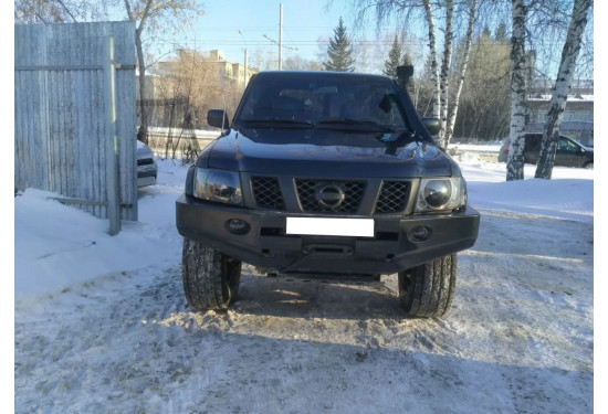 Бампер силовой передний Вездеходофф для Nissan Patrol/Safari Y61