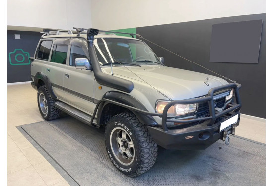 Бампер силовой передний Вездеходофф для Toyota Land Cruiser 80 с кенгурином и площадкой под электрическую лебедку
