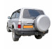 Бампер силовой задний Вездеходофф для Toyota Land Cruiser 80