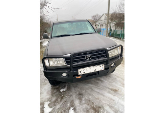 Бампер силовой передний Вездеходофф для Toyota Land Cruiser 100 VX с кенгурином