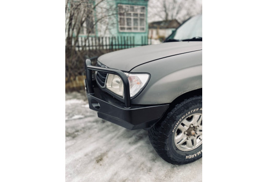 Бампер силовой передний Вездеходофф для Toyota Land Cruiser 100 VX с кенгурином