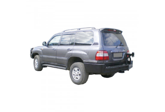 Бампер силовой задний Вездеходофф для Toyota Land Cruiser 100 VX с калиткой под запаску