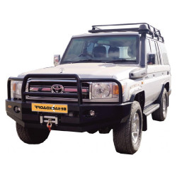 Бампер силовой передний Вездеходофф для Toyota Land Cruiser 76 2007+ с кенгурином