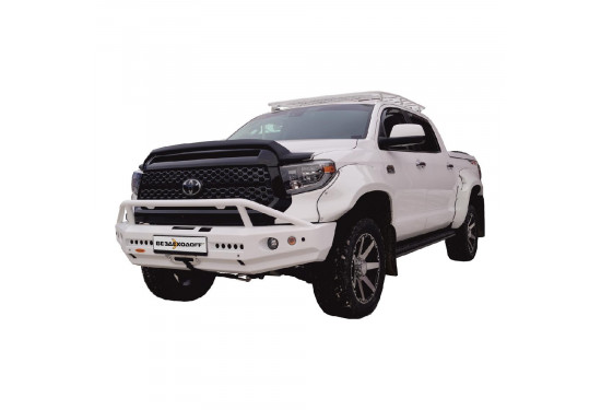 Бампер силовой передний Вездеходофф для Toyota Tundra 2013-2020 с кенгурином