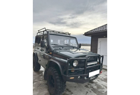 Бампер силовой передний Вездеходофф для УАЗ Хантер с кенгурином