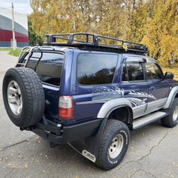 Бампер силовой задний Вездеходофф для Toyota 4Runner/Surf (180/185) с калиткой под запаску