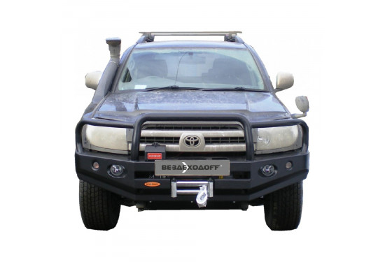 Бампер силовой передний Вездеходофф для Toyota 4Runner/Surf (210/215) 2002-2009 с кенгурином