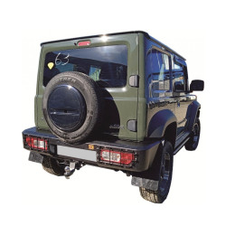 Бампер силовой задний Вездеходофф для Suzuki Jimny 2018+ с квадратом под фаркоп