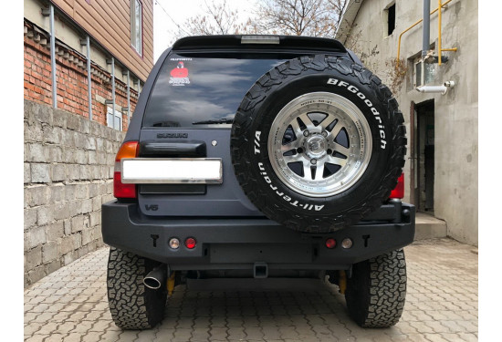 Бампер силовой задний Вездеходофф для Suzuki Escudo 1997-2005 и Suzuki Vitara 1997-2005 с калиткой под запаску