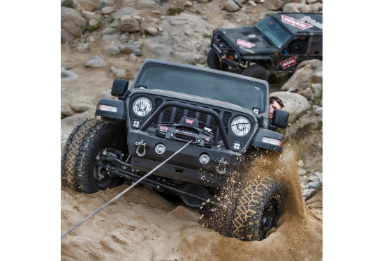 Лебедка электрическая 12V WARN VR EVO 10-S 10000 lbs / 4536 кг синтетический трос