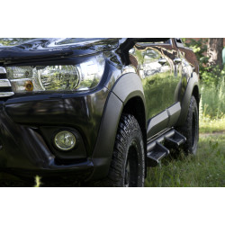 Расширители арок для Toyota Hilux 2015-2020 (без сверления крыла)