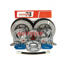 Задние дисковые тормоза для УАЗ с военными мостами (суппорт ГАЗ)