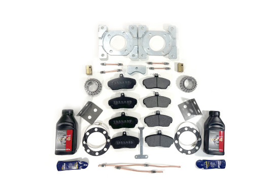 Задние дисковые тормоза для ГАЗ 3302 Газель под ручник (2 суппорта)