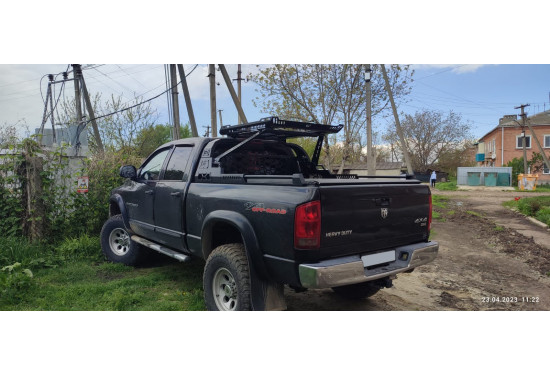 Защитная дуга с багажником в кузов пикапа Toyota Tundra, Dodge RAM 1500, Ford F150 и др.