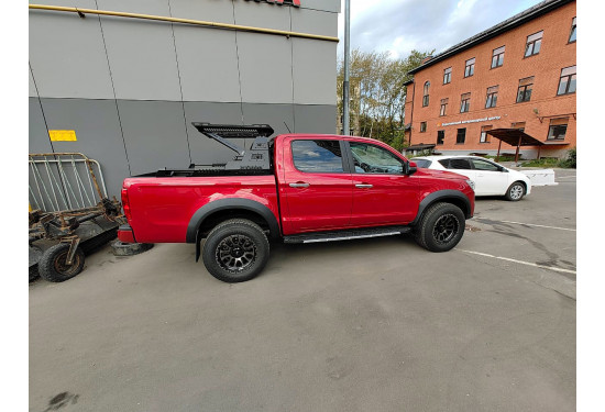 Защитная дуга с багажником в кузов пикапа Mitsubishi L200, Toyota Hilux, Changan Hunter, JAC T6 и др.