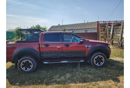 Защитная дуга с багажником в кузов пикапа Mitsubishi L200, Toyota Hilux, Changan Hunter, JAC T6 и др.