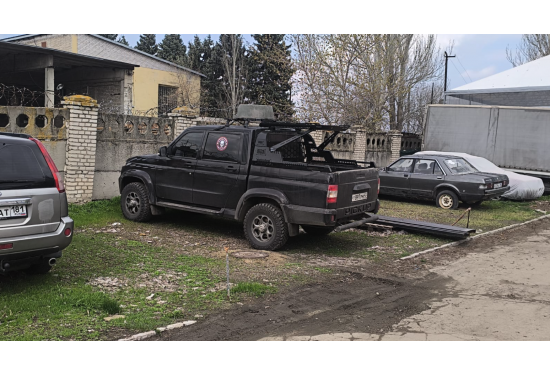 Защитная дуга с багажником в кузов пикапа Mitsubishi L200, Toyota Hilux, Changan Hunter, JAC T6 и др.