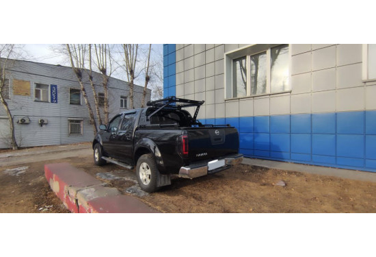 Защитная дуга с багажником в кузов пикапа Mitsubishi L200, Toyota Hilux, Changan Hunter, JAC T6 и др.