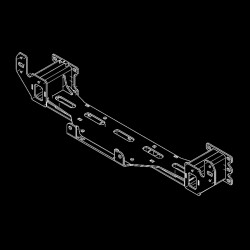 Площадка под лебёдку в штатный бампер TANK 300