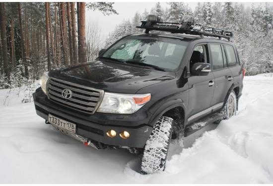 Бампер силовой передний АМЗ для Toyota Land Cruiser 200 2012-2016