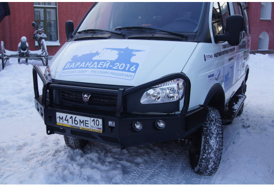 Бампер силовой передний АМЗ для ГАЗель Соболь 4x4 1998+