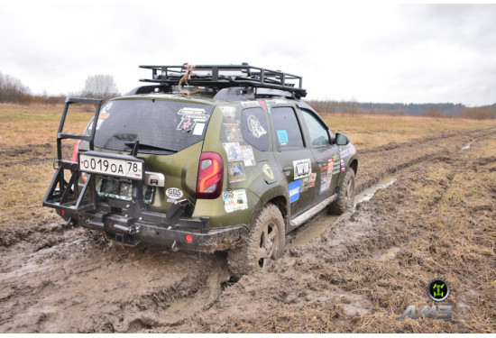 Бампер силовой задний АМЗ для Renault Duster