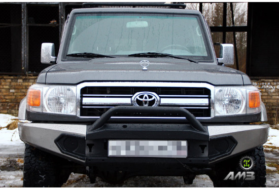 Бампер силовой передний АМЗ для Toyota Land Cruiser 76 2007+