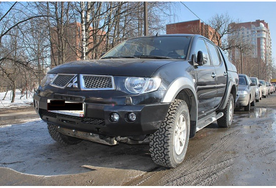 Бампер силовой передний АМЗ для Mitsubishi L200 IV 2006-2016