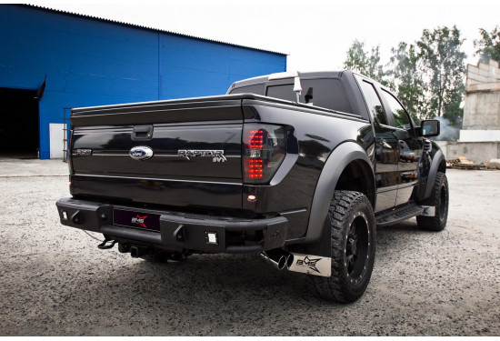 Бампер силовой задний BMS ALFA для Ford F-150 Raptor 2009-2014